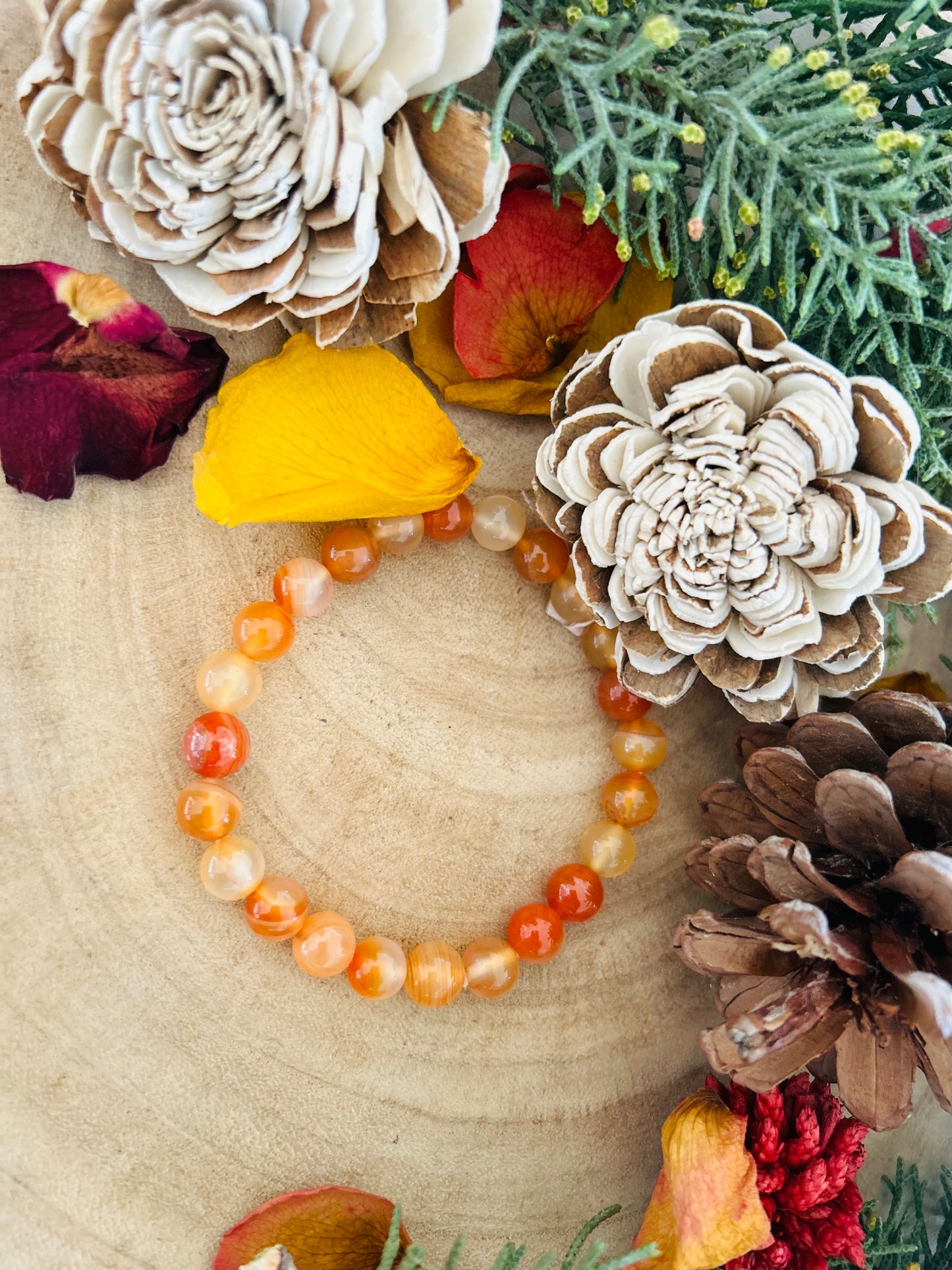 Bracelet Aventurine Orange 8mm