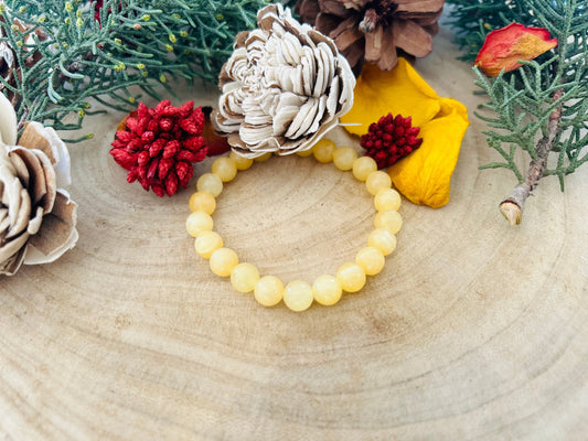 Bracelet Calcite Orange 8mm