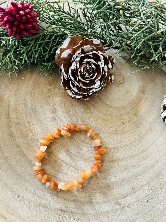 Bracelet Baroque Aventurine Orange