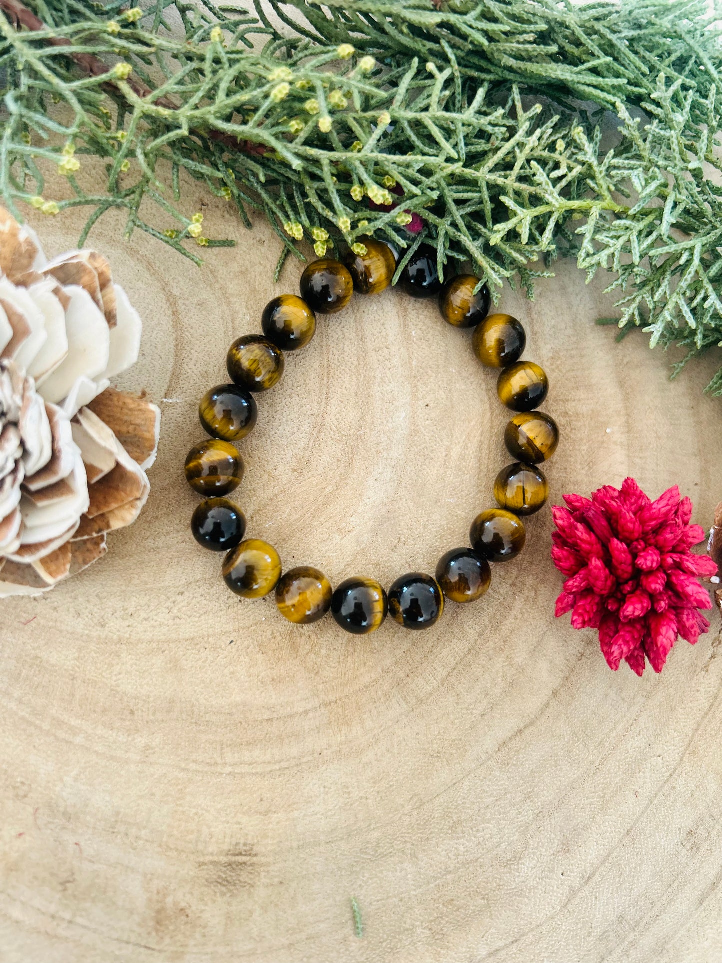 Bracelet Œil de Tigre 10 mm